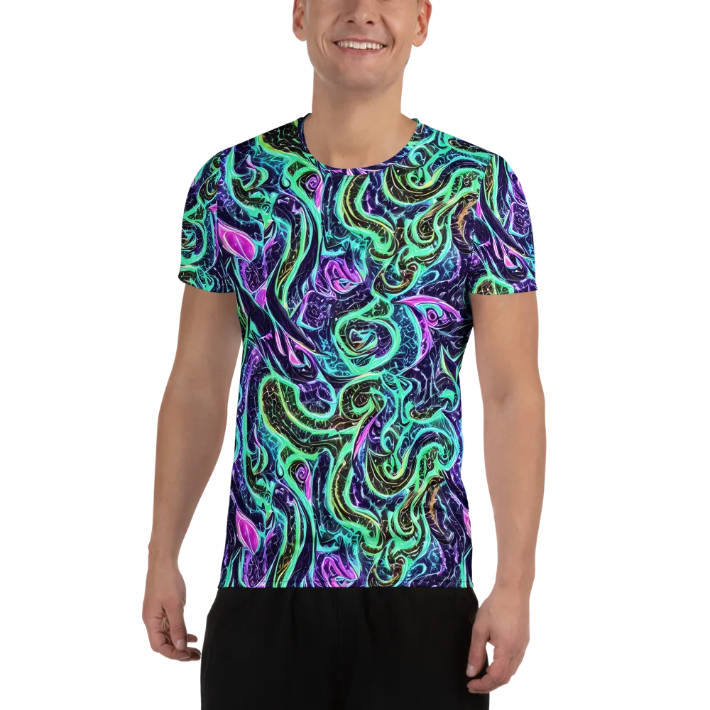 Minted Mayhem on Men's Athletic T-Shirt — Front