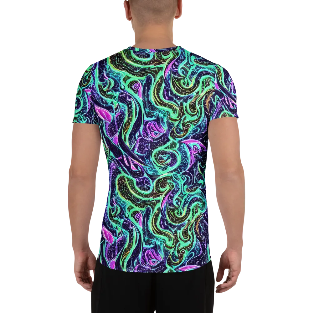 Minted Mayhem on Men's Athletic T-Shirt — Back