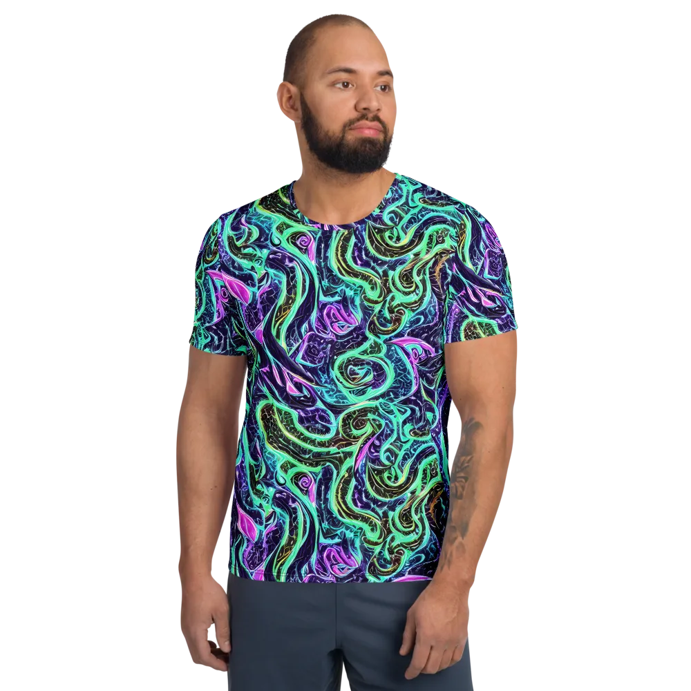 Minted Mayhem on Men's Athletic T-Shirt — Front