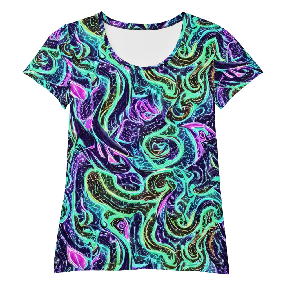 Minted Mayhem on Women's Athletic T-Shirt — Front