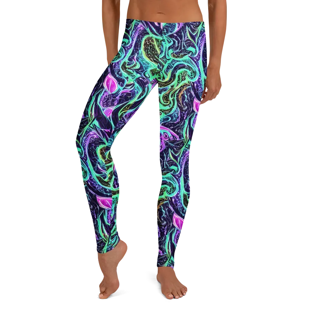 Minted Mayhem on Leggings — Front