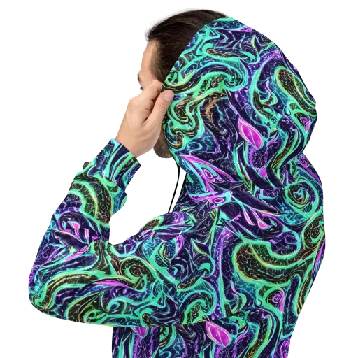 Minted Mayhem on a Hoodie