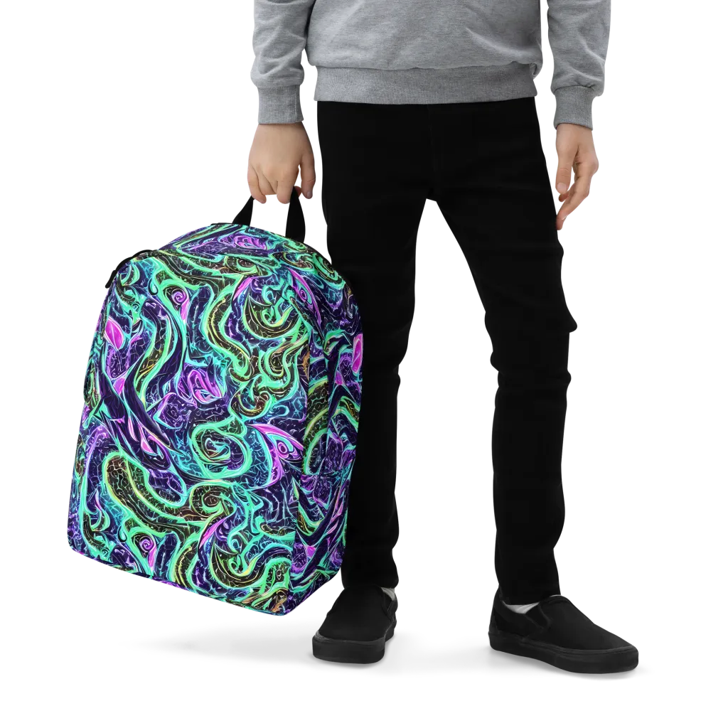 Minted Mayhem on Minimalist Backpack — Zoomed-in