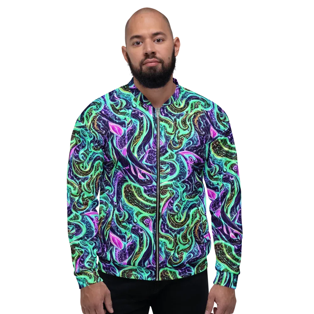 Minted Mayhem on Bomber Jacket — Front