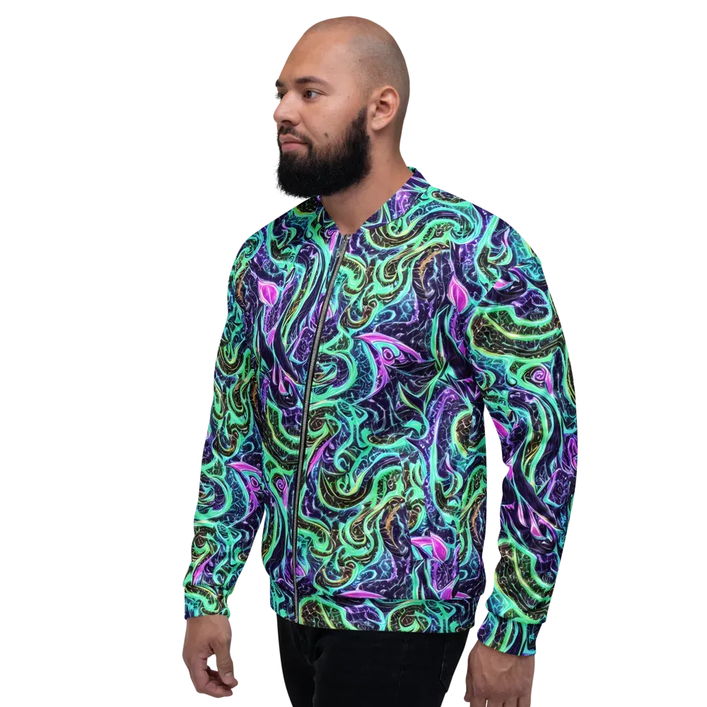 Minted Mayhem on Bomber Jacket — Left