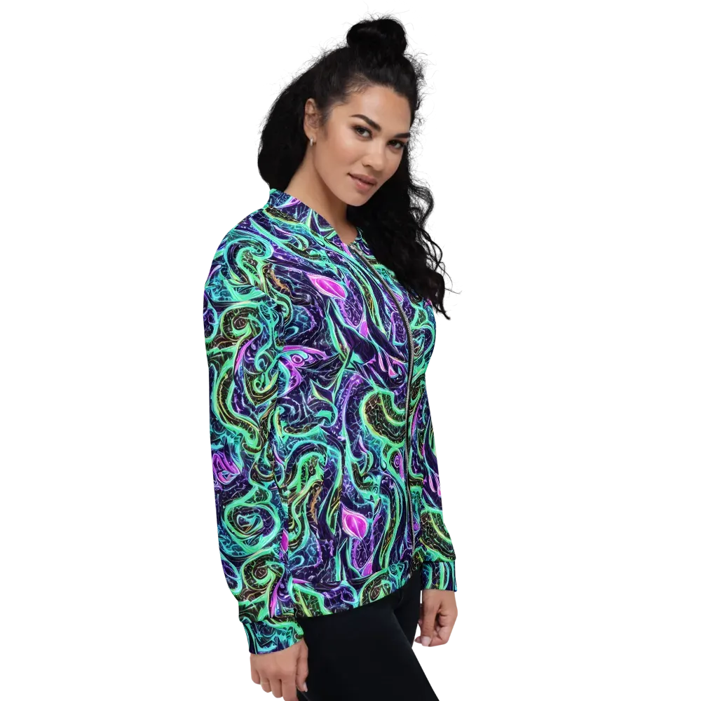 Minted Mayhem on Bomber Jacket — Right