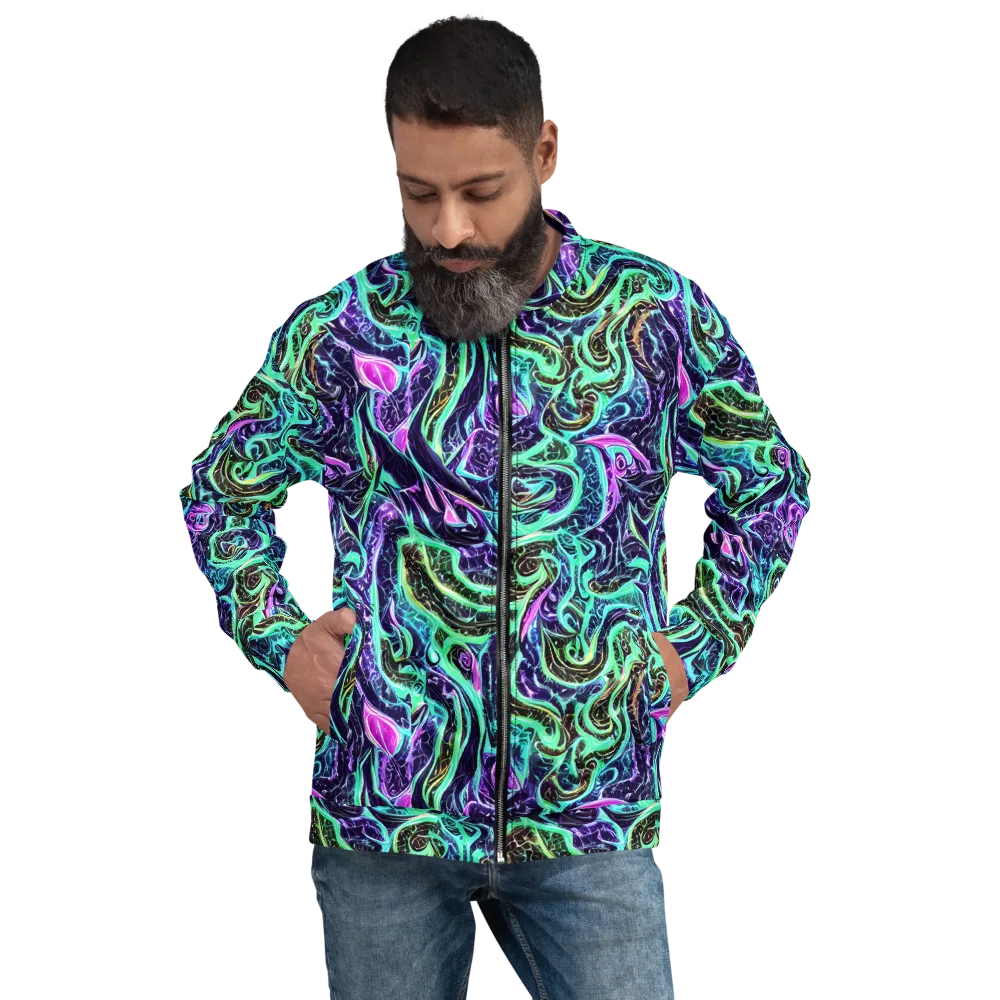 Minted Mayhem on Bomber Jacket — Front
