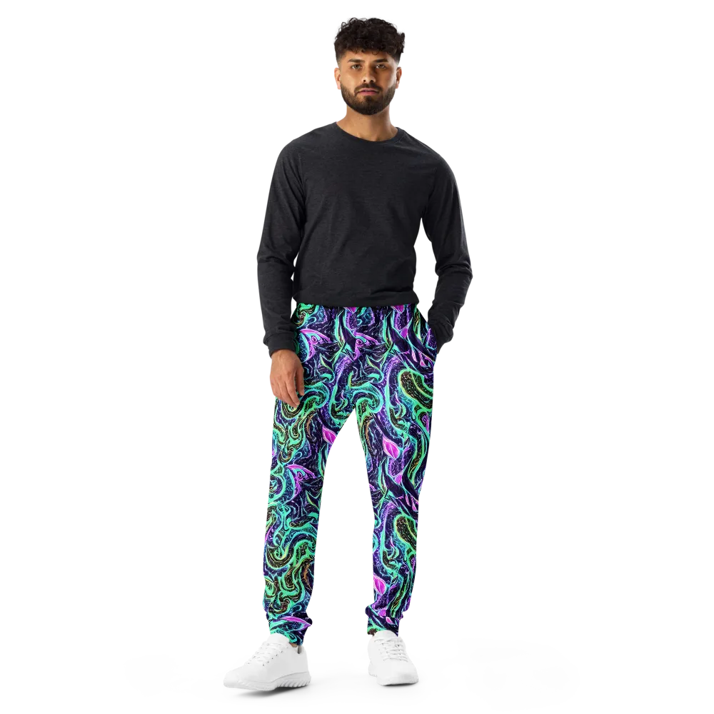 Minted Mayhem on Men's Joggers — Front