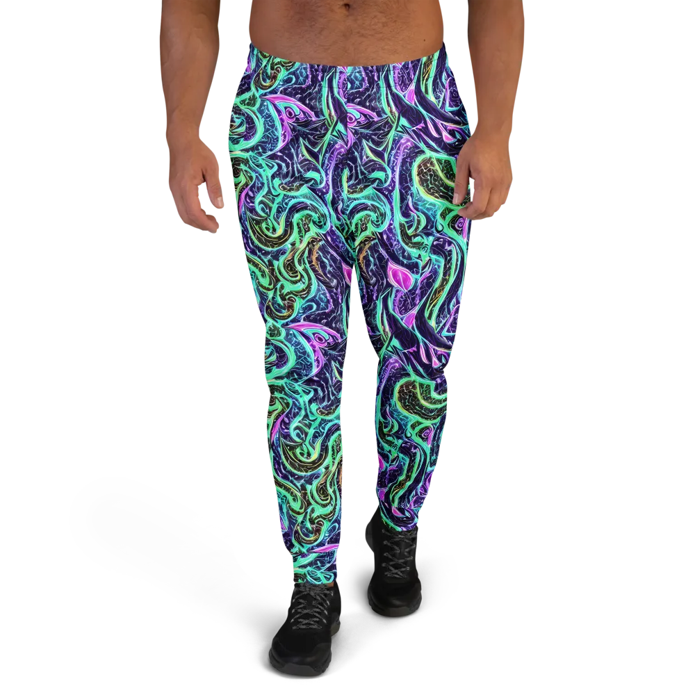 Minted Mayhem on Men's Joggers — Front