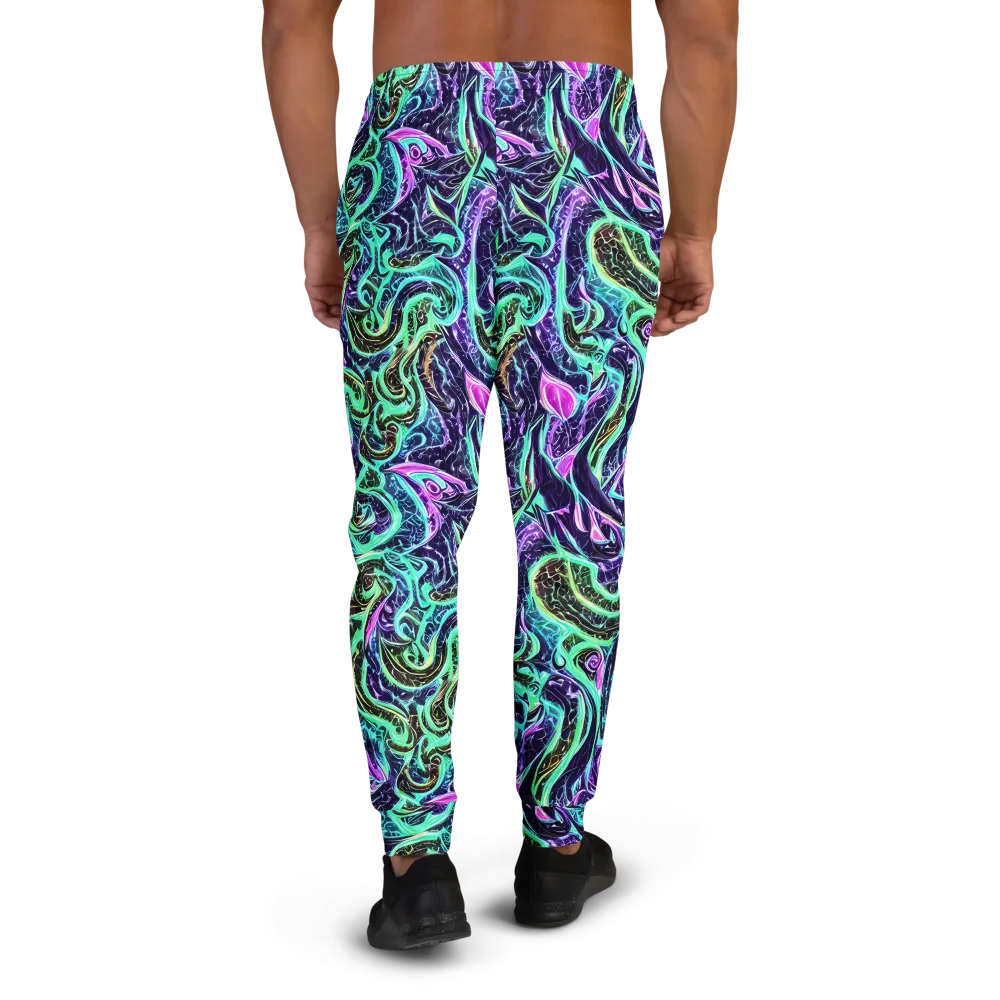 Minted Mayhem on Men's Joggers — Back