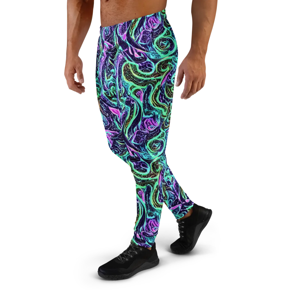 Minted Mayhem on Men's Joggers — Left