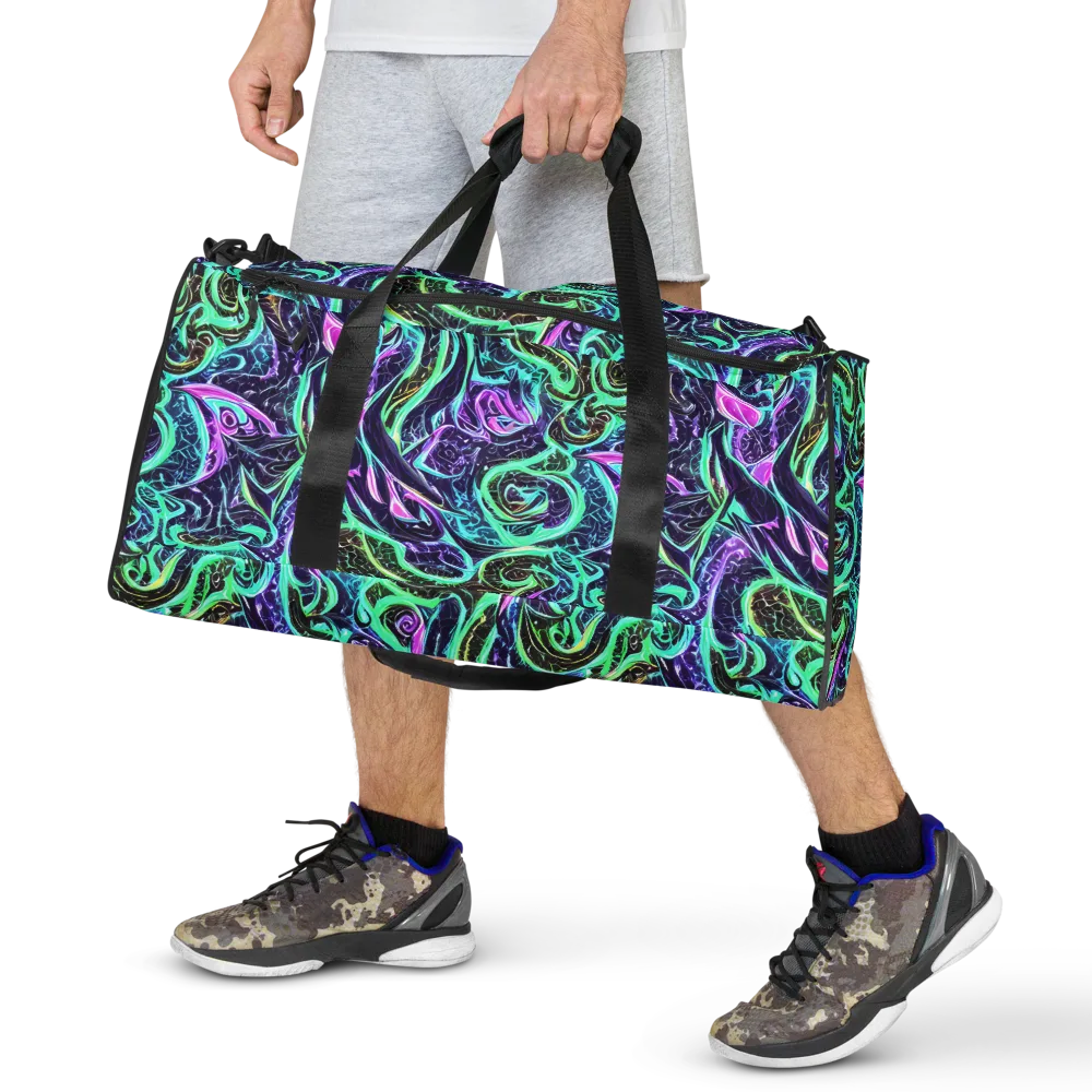 Minted Mayhem on Duffle Bag — Front