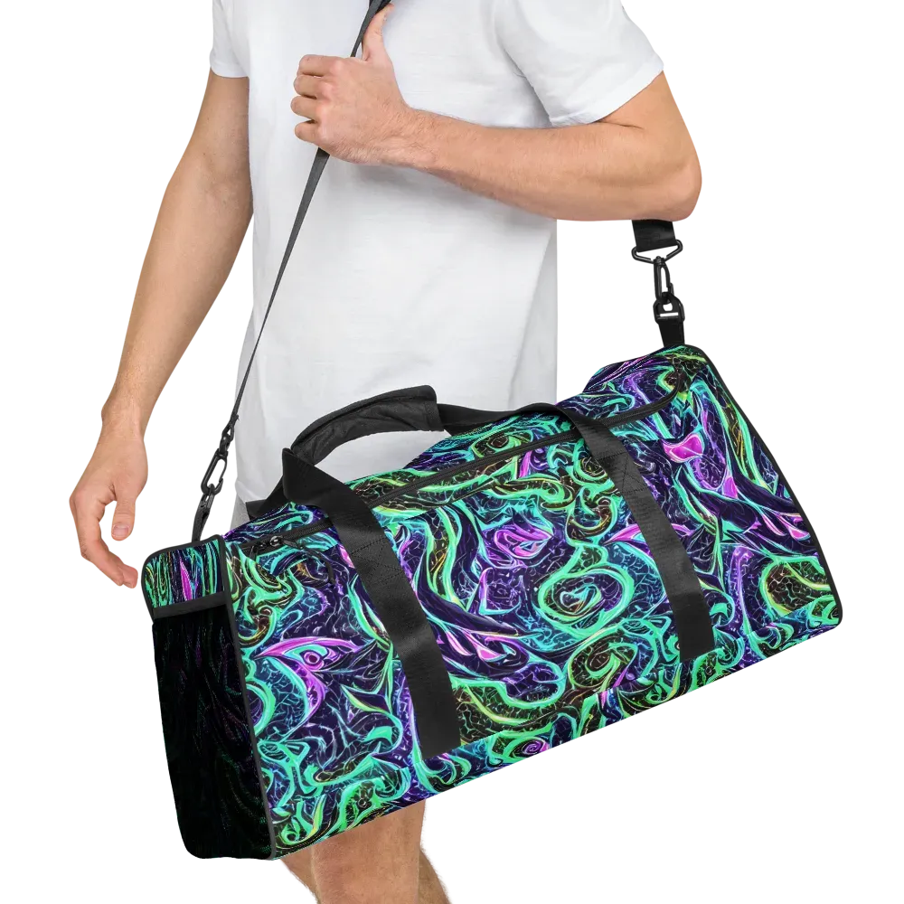 Minted Mayhem on Duffle Bag — Right Front
