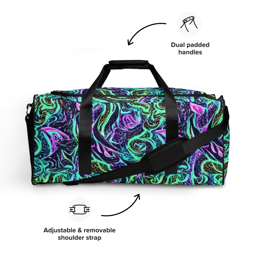 Minted Mayhem on Duffle Bag — Front