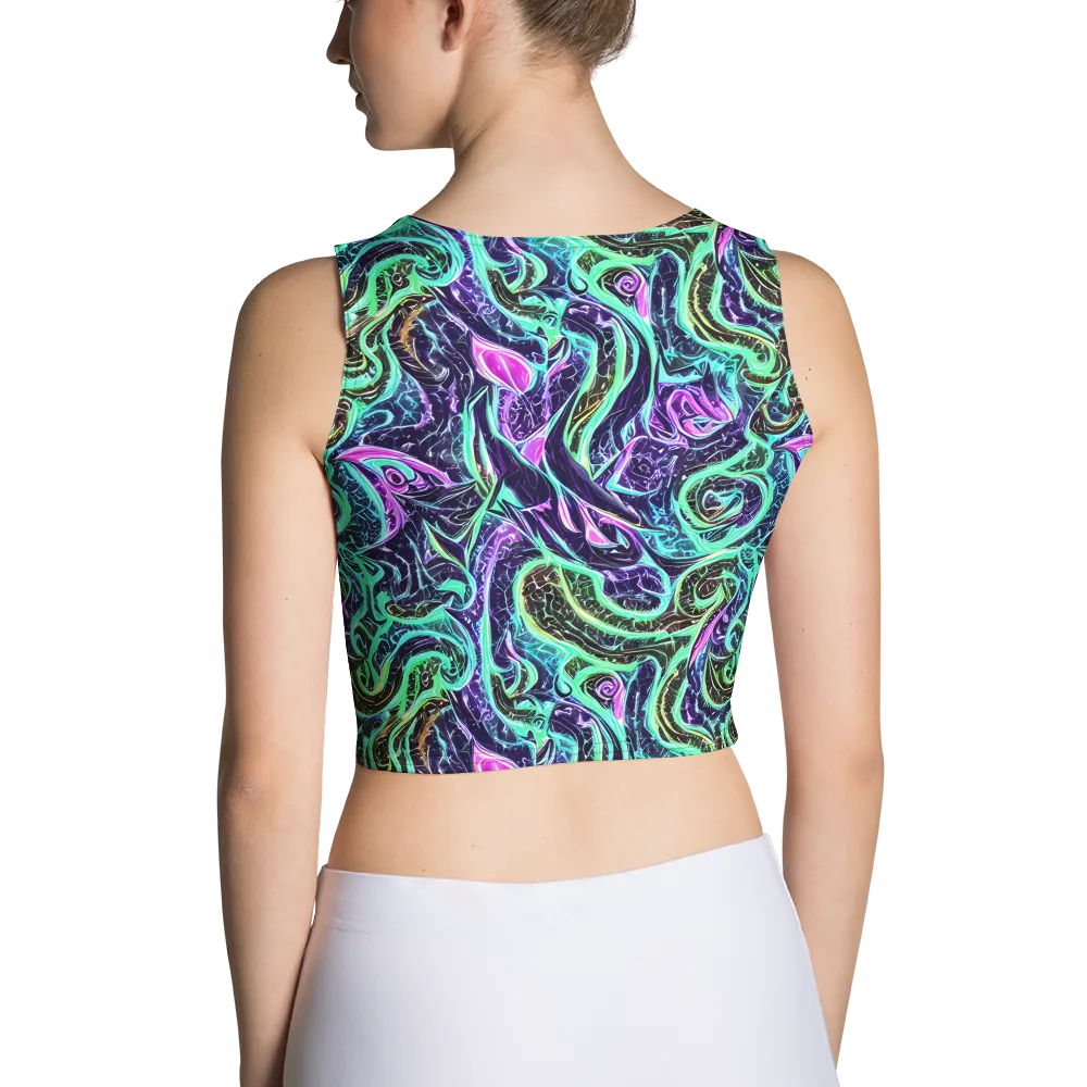 Minted Mayhem on Crop Top — Back
