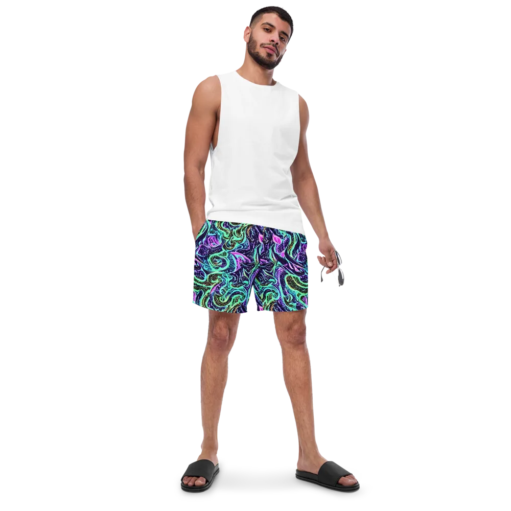 Minted Mayhem on Swim Trunks — Front
