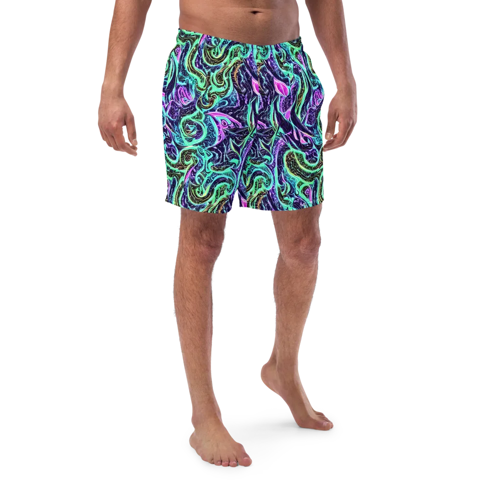 Minted Mayhem on Swim Trunks — Front