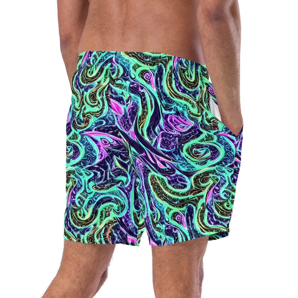 Minted Mayhem on Swim Trunks — Right Back