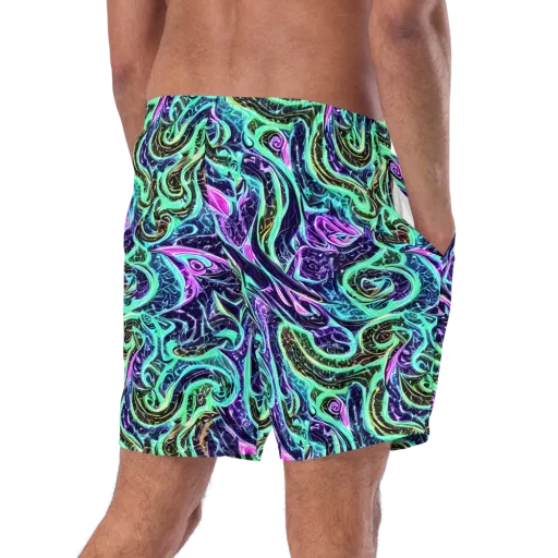 Minted Mayhem on a Swim Trunks