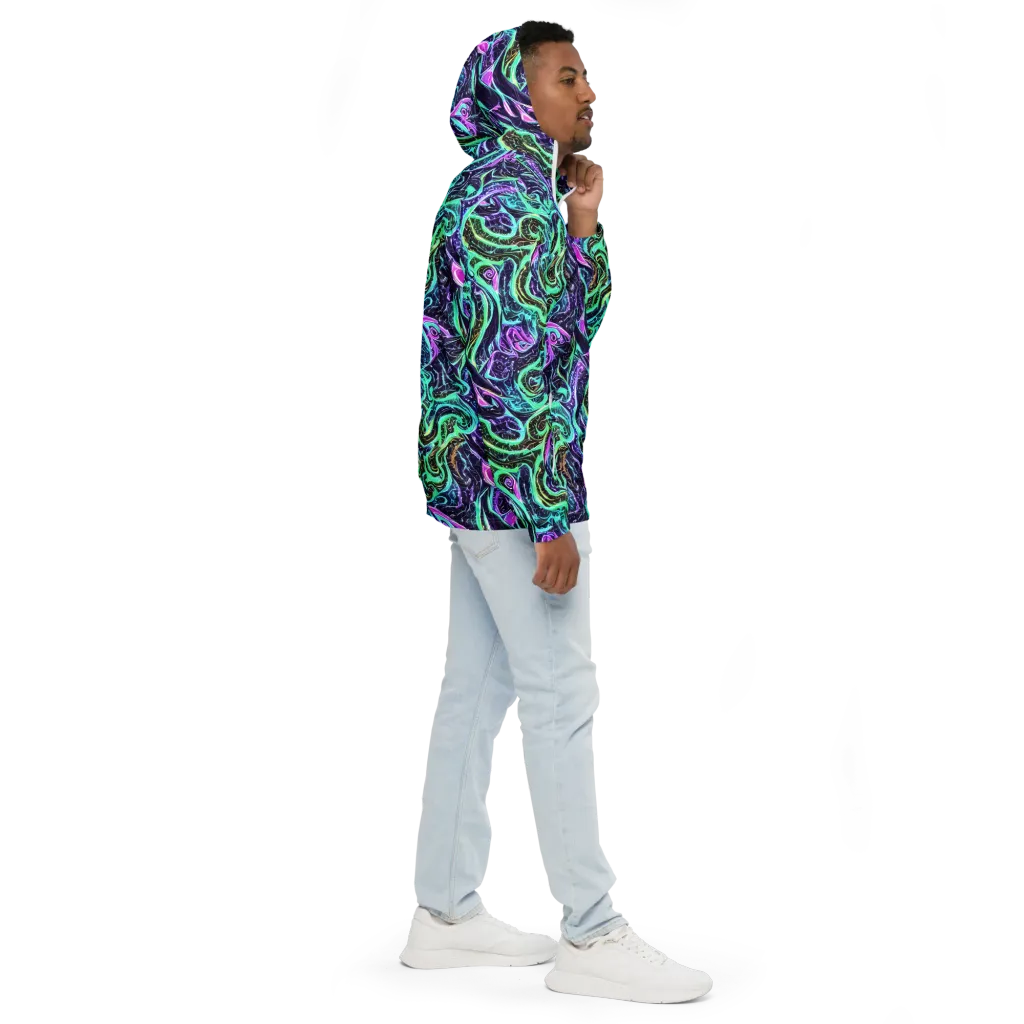 Minted Mayhem on Men's Windbreaker — Right