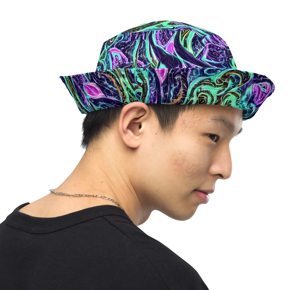 Minted Mayhem on Reversible Bucket Hat — Right Outside