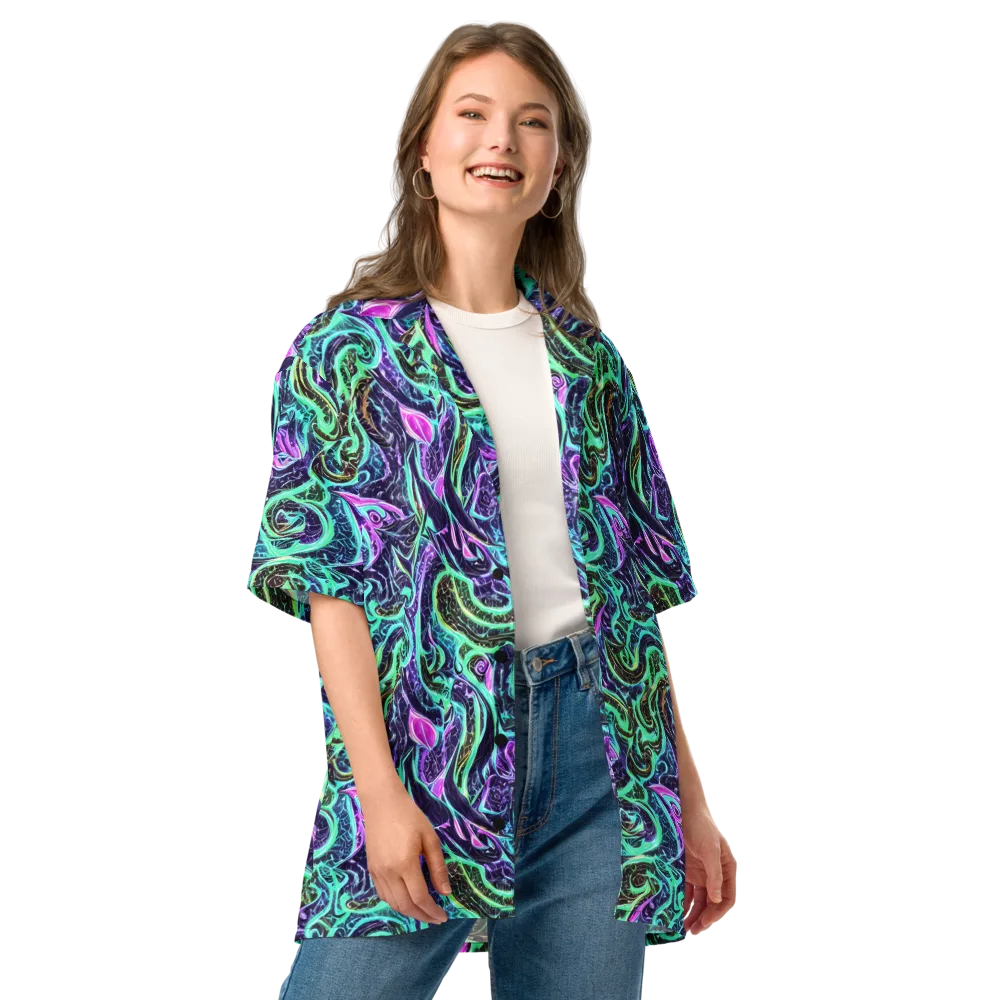 Minted Mayhem on Button Shirt — Front