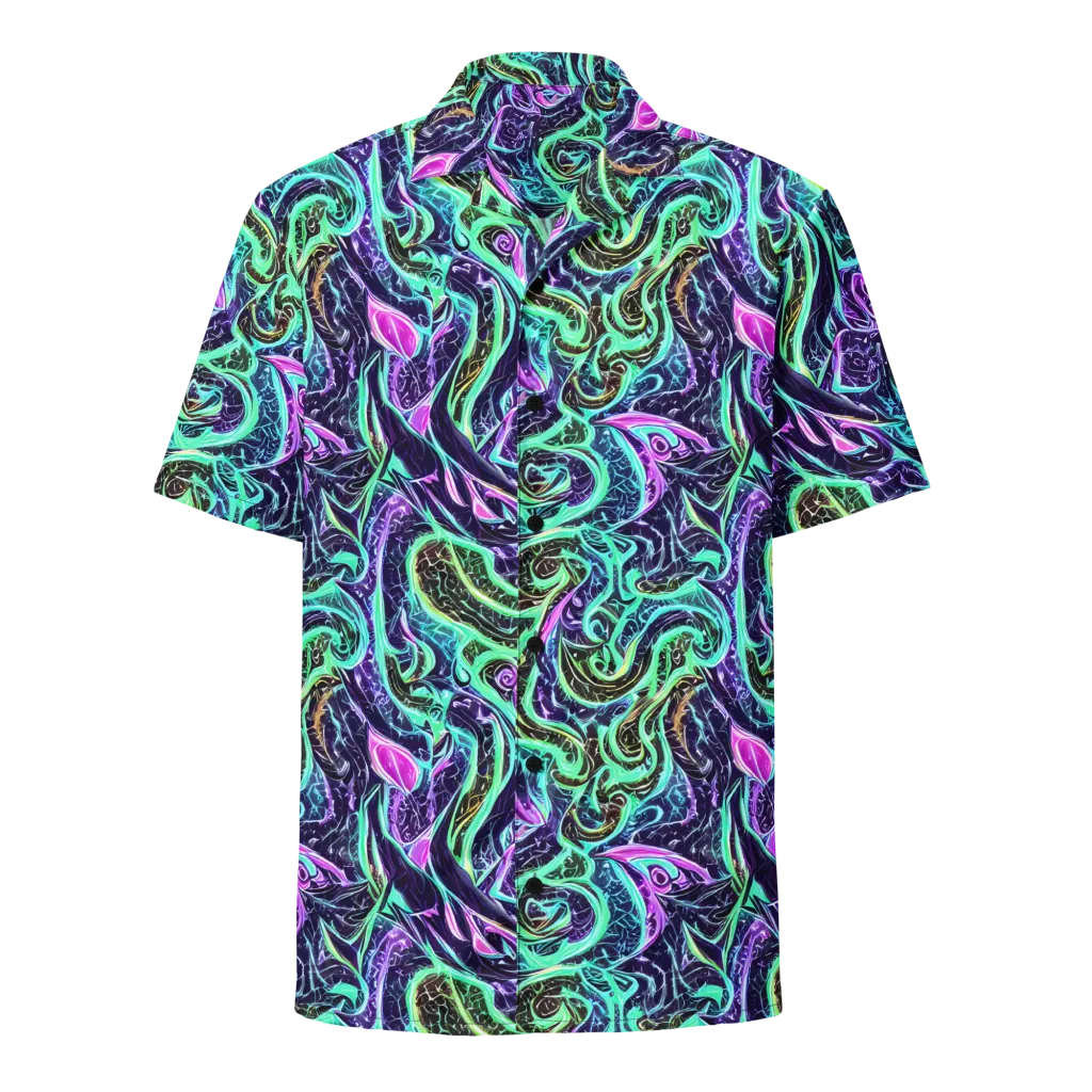 Minted Mayhem on Button Shirt — Front