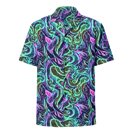 Minted Mayhem on a Button Shirt