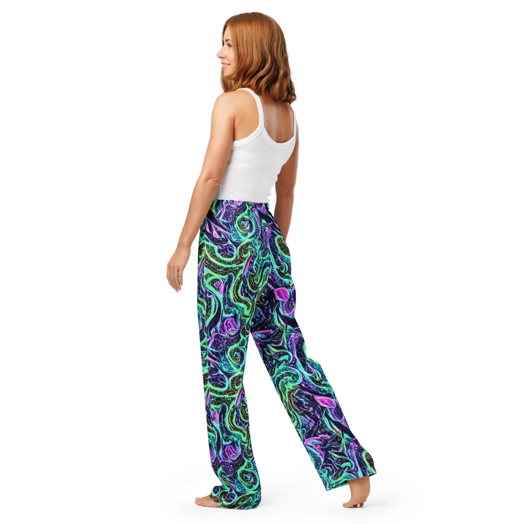 Minted Mayhem on Women's Pajama Pants — Back