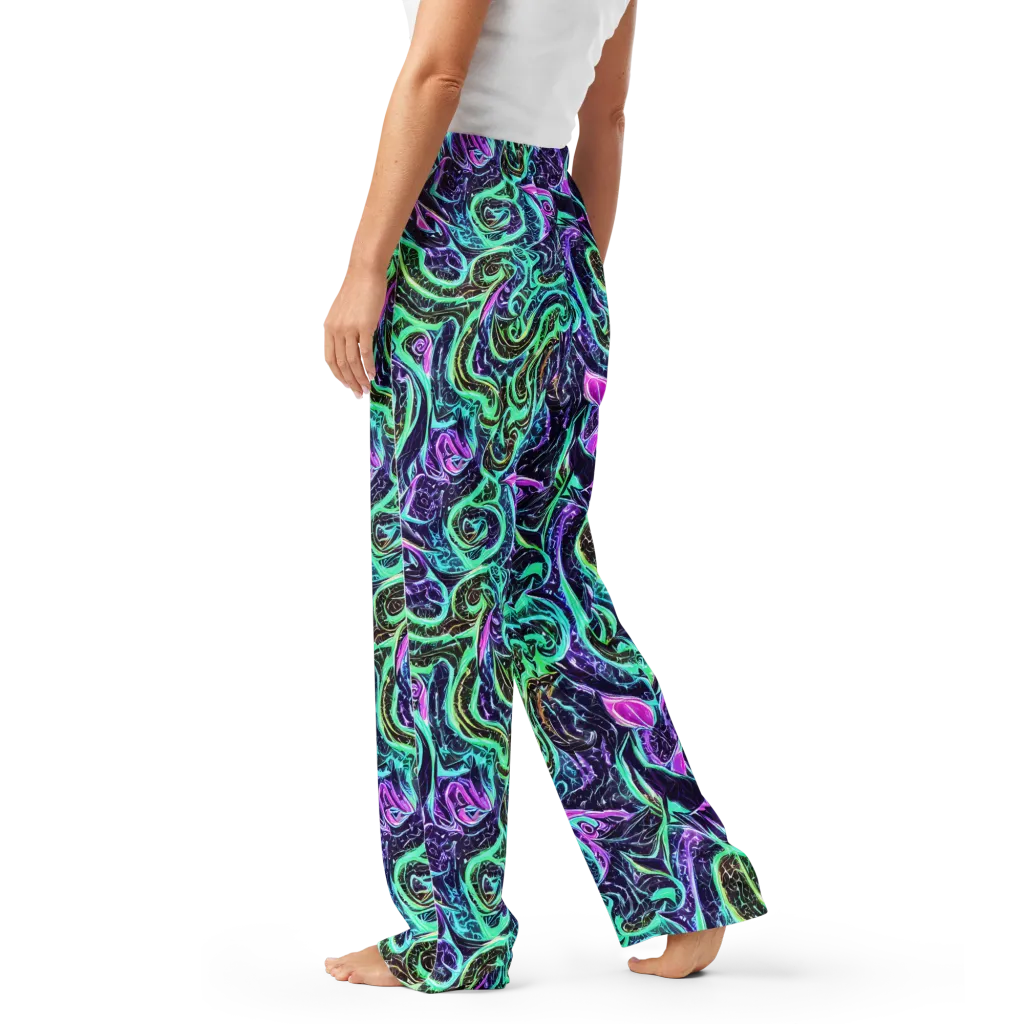 Minted Mayhem on Women's Pajama Pants — Left