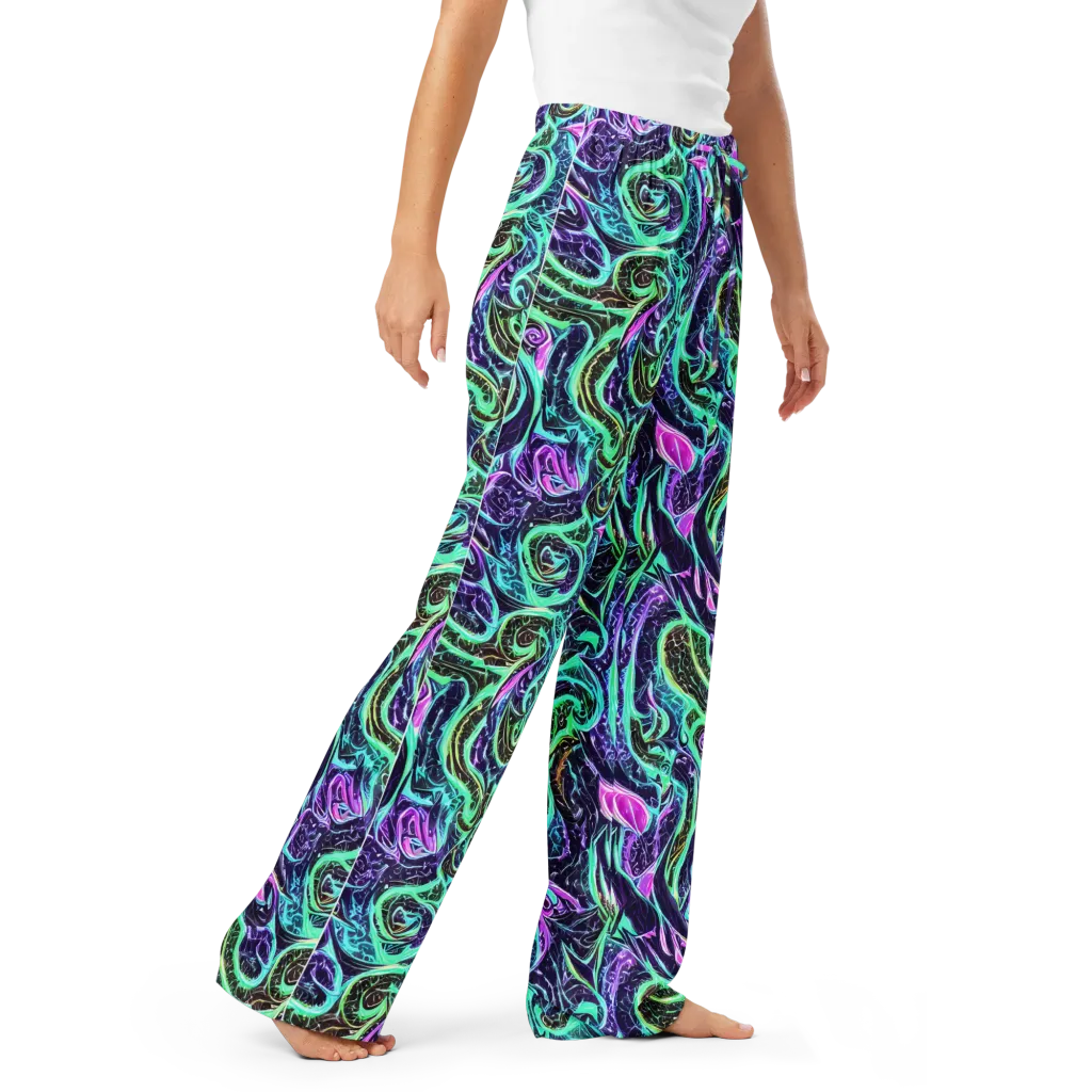 Minted Mayhem on Women's Pajama Pants — Right Front