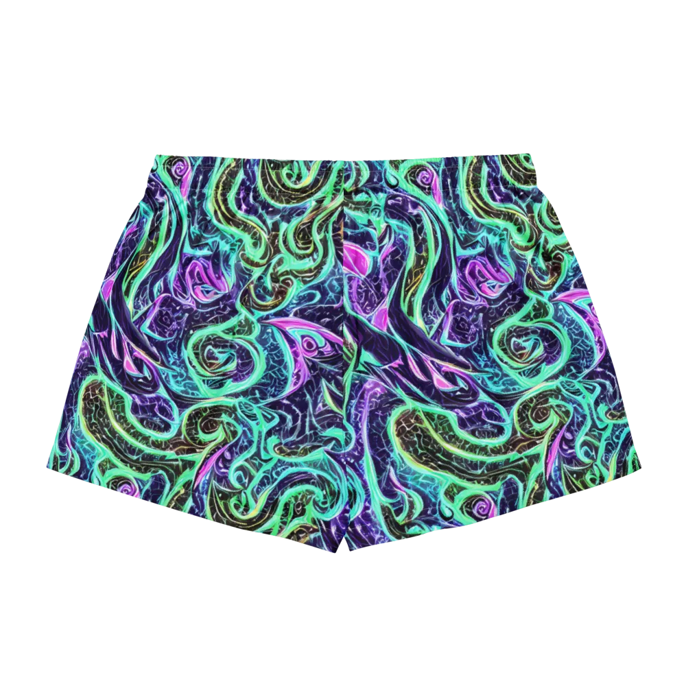 Minted Mayhem on Women's Pajama Shorts — Back