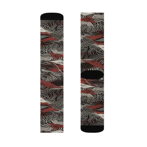 Zebra Riptide on a Socks
