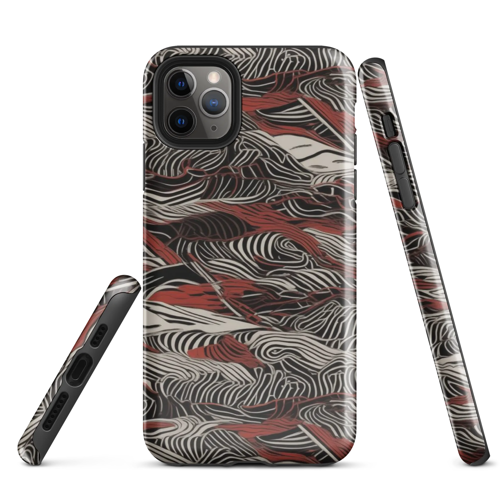 Zebra Riptide on Tough Case for iPhone® — Front