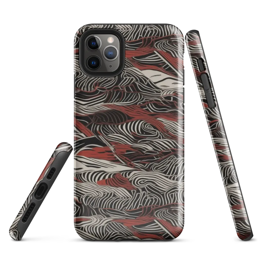 Zebra Riptide on Tough Case for iPhone® — Front