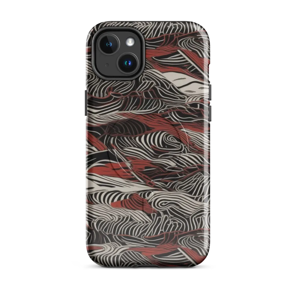 Zebra Riptide on MagSafe Tough Case for iPhone® — Front