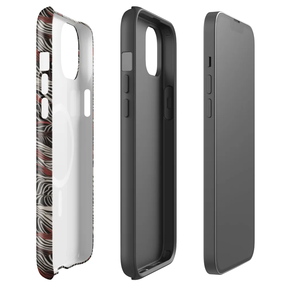 Zebra Riptide on MagSafe Tough Case for iPhone® — Front