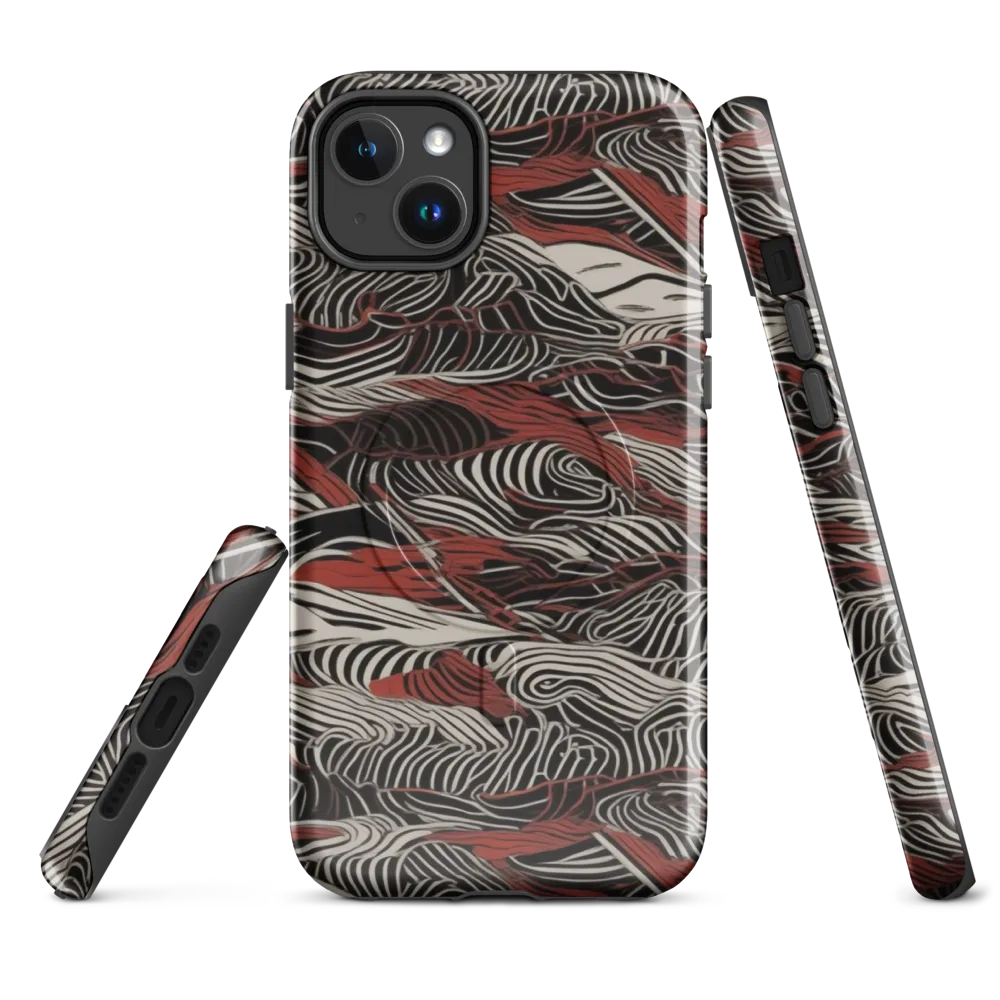 Zebra Riptide on MagSafe Tough Case for iPhone® — Front