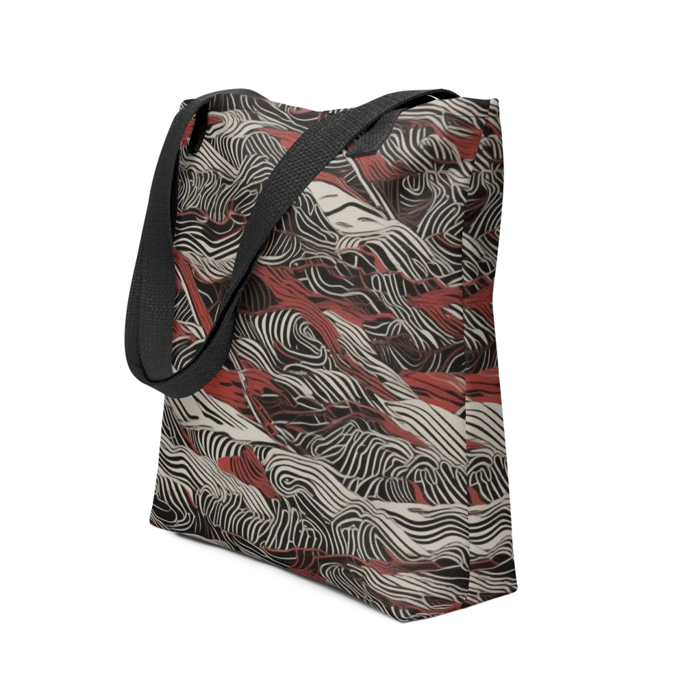 Zebra Riptide on Tote Bag — Front