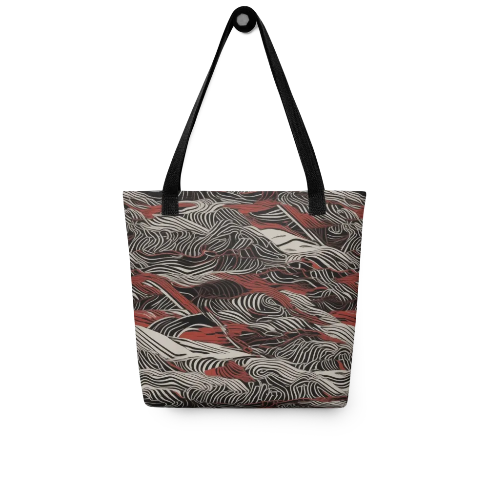 Zebra Riptide on Tote Bag — Front