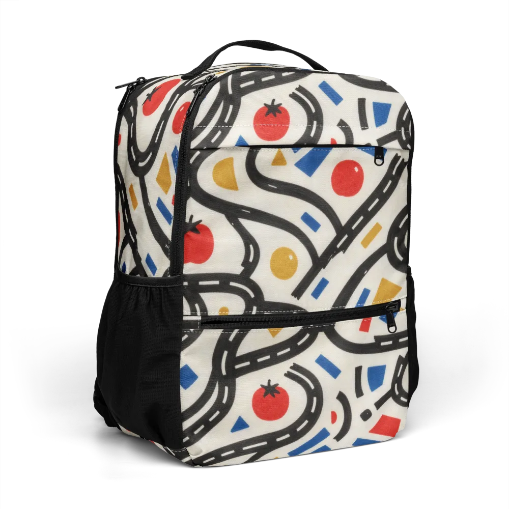 Traffic Jam on Utility Backpack — Right Front