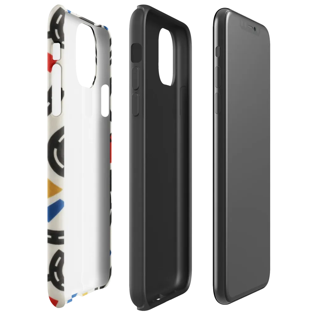 Traffic Jam on Tough Case for iPhone® — Right