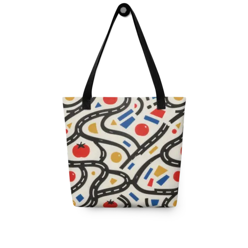 Traffic Jam on a Tote Bag