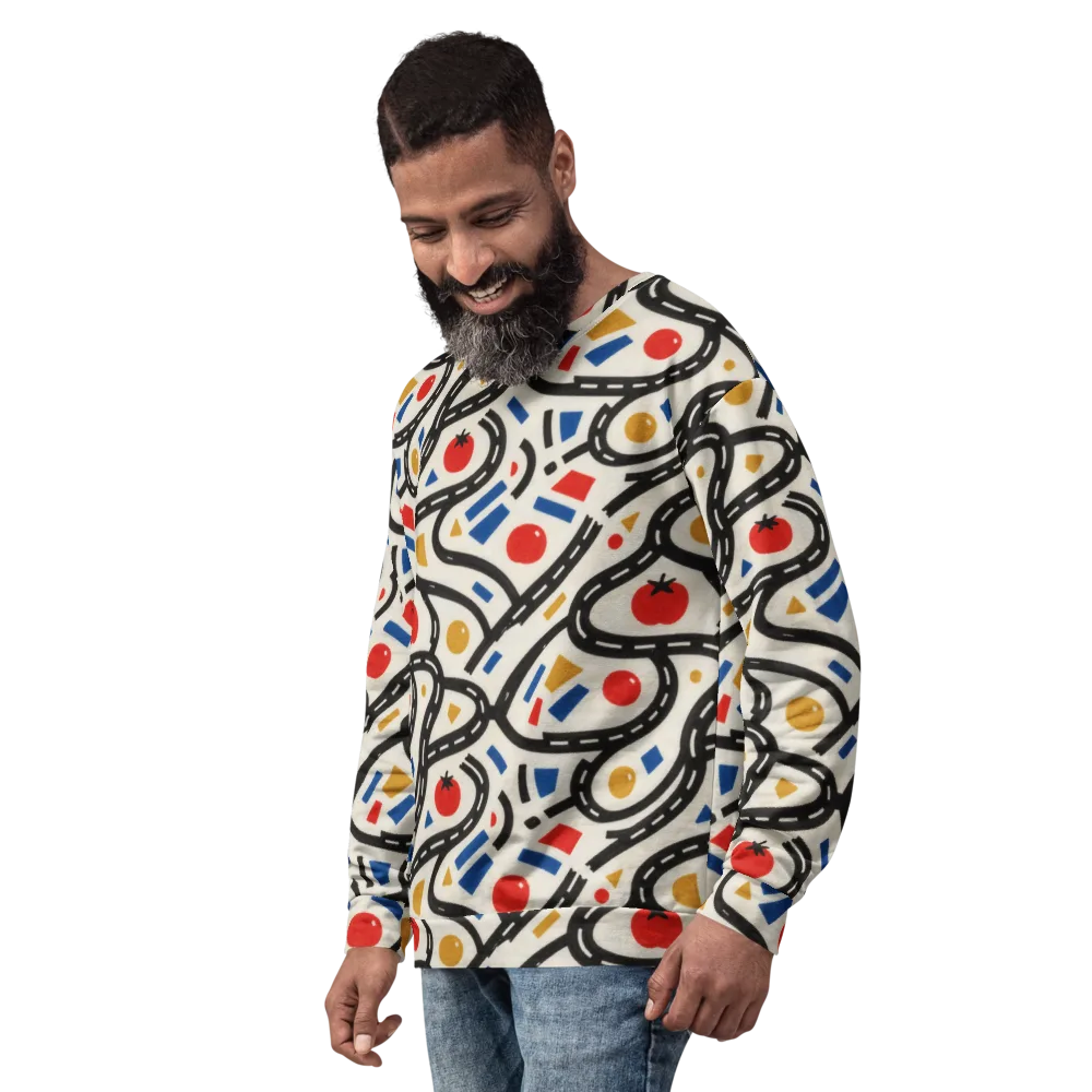 Traffic Jam on Sweatshirt — Left Front