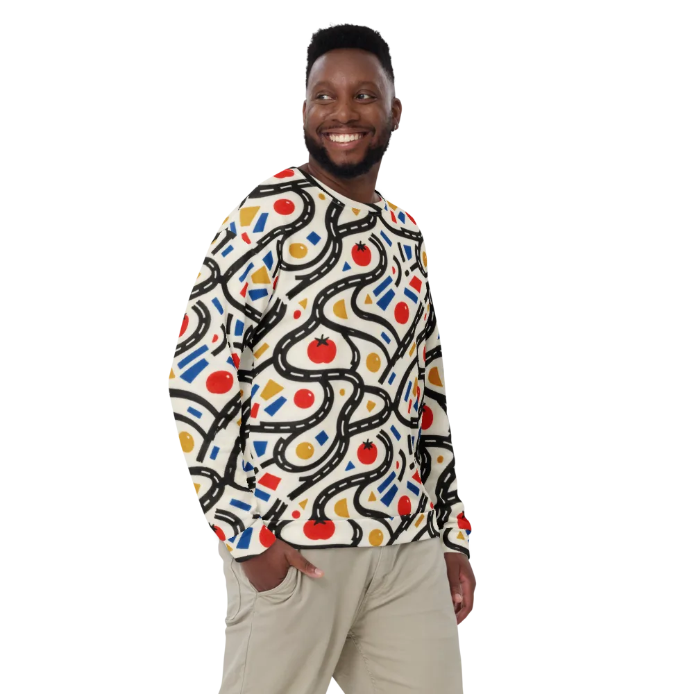 Traffic Jam on Sweatshirt — Front