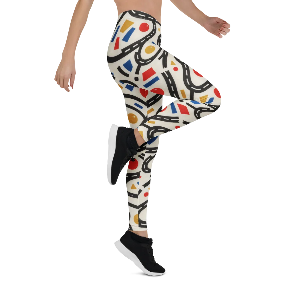 Traffic Jam on Leggings — Right