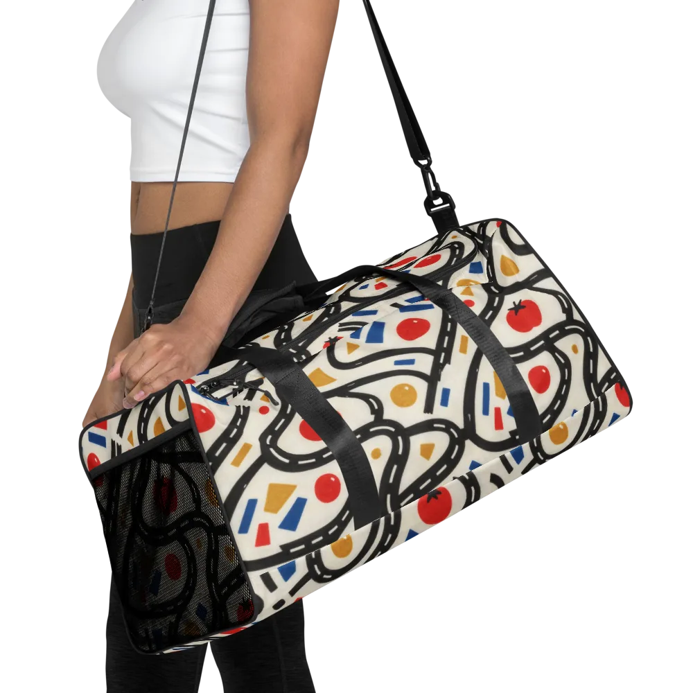 Traffic Jam on Duffle Bag — Front