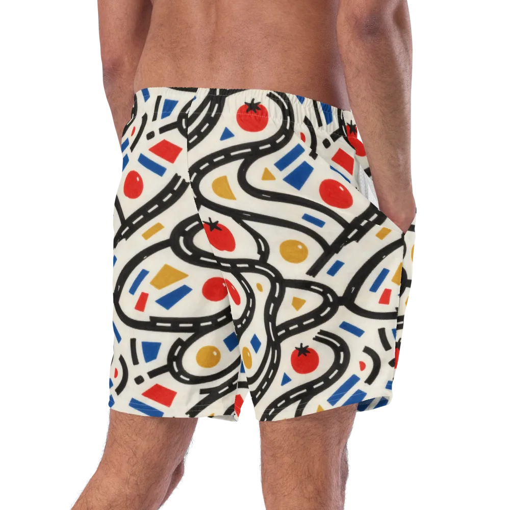 Traffic Jam on Swim Trunks — Right Back