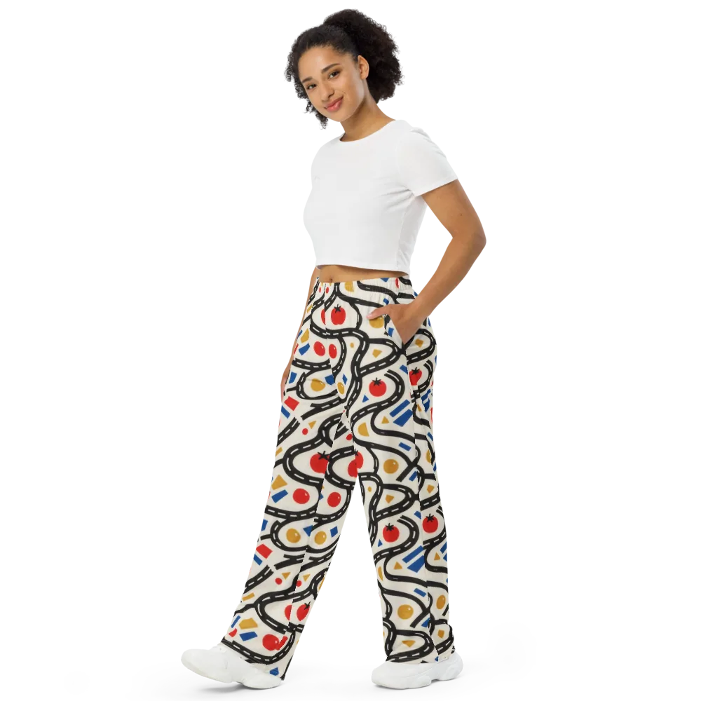 Traffic Jam on Wide-Leg Pants — Left Front