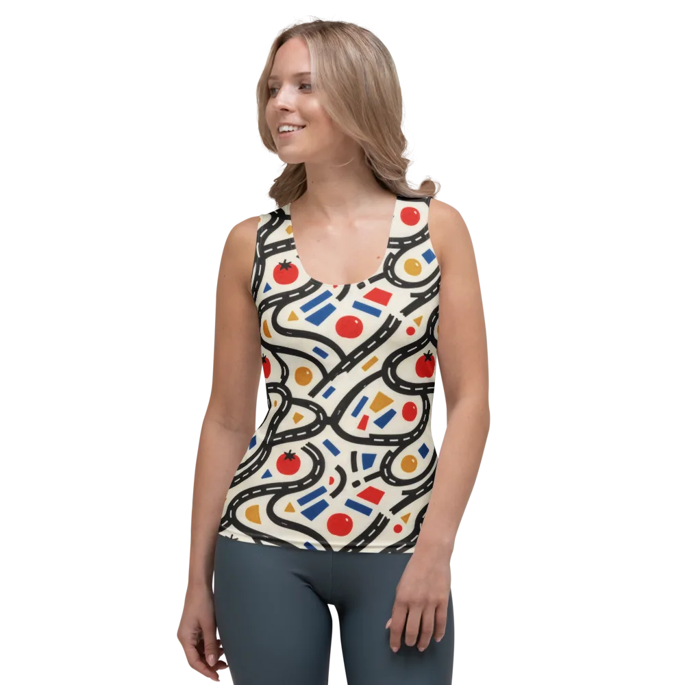 Traffic Jam on Women's Tank Top — Front